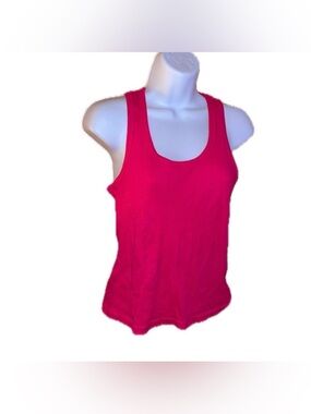 Hot Pink Ribbed Tank 🩷